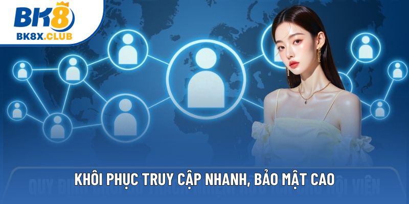 Khôi phục truy cập nhanh, bảo mật cao