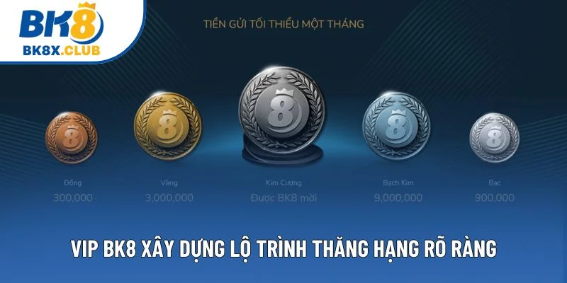 Vip BK8 xây dựng lộ trình thăng hạng rõ ràng